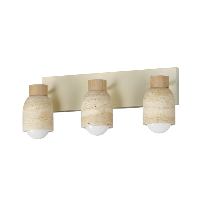Maxim 10623 Pompeii 3-lt 21" VanityTravertine / Oyster