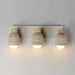 Maxim 10623 Pompeii 3-lt 21" VanityTravertine / Oyster