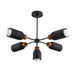 Maxim 10625 Pompeii 5-lt 37" Pendant - Lava / Black