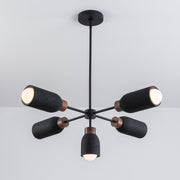 Maxim 10625 Pompeii 5-lt 37" Pendant - Lava / Black
