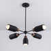 Maxim 10625 Pompeii 5-lt 37" Pendant - Lava / Black