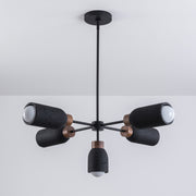 Maxim 10625 Pompeii 5-lt 37" Pendant - Lava / Black