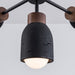 Maxim 10625 Pompeii 5-lt 37" Pendant - Lava / Black