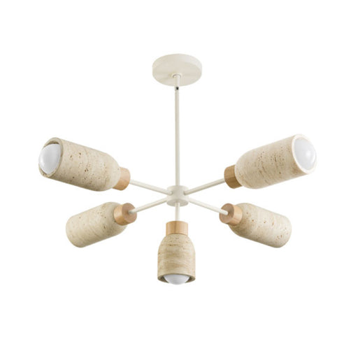 Maxim 10625 Pompeii 5-lt 37" Pendant - Travertine / Oyster