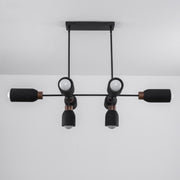 Maxim 10628 Pompeii 8-lt 50" Pendant - Lava / Black