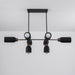 Maxim 10628 Pompeii 8-lt 50" Pendant - Lava / Black