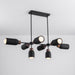 Maxim 10628 Pompeii 8-lt 50" Pendant - Lava / Black