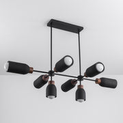 Maxim 10628 Pompeii 8-lt 50" Pendant - Lava / Black