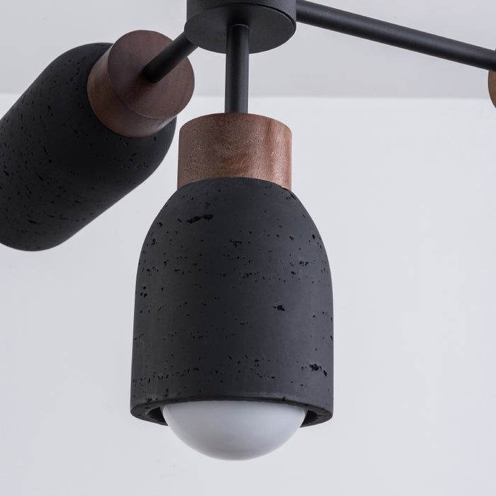 Maxim 10628 Pompeii 8-lt 50" Pendant - Lava / Black