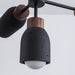 Maxim 10628 Pompeii 8-lt 50" Pendant - Lava / Black