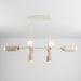 Maxim 10628 Pompeii 8-lt 50" Pendant - Travertine / Oyster