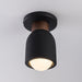 Maxim 10629 Pompeii 1-lt 5" Flush Mount - Lava / Black
