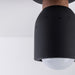 Maxim 10629 Pompeii 1-lt 5" Flush Mount - Lava / Black