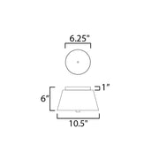 Maxim 10710 Miles 1-lt 11" LED Flush Mount