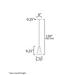 Maxim 10811 Rizzo 1-lt 6" Pendant