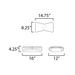 Maxim 10819 Rizzo 2-lt 16" Flush Mount