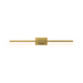 Koncept ZBW-24 Z-Bar 24" LED Wall Sconce, Center Mount - Gold