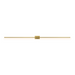 Koncept ZBW-60 Z-Bar 60" LED Wall Sconce, Center Mount - Gold
