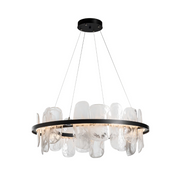 Hubbardton Forge 139660 Vitre 1-lt 38" LED Pendant - Black