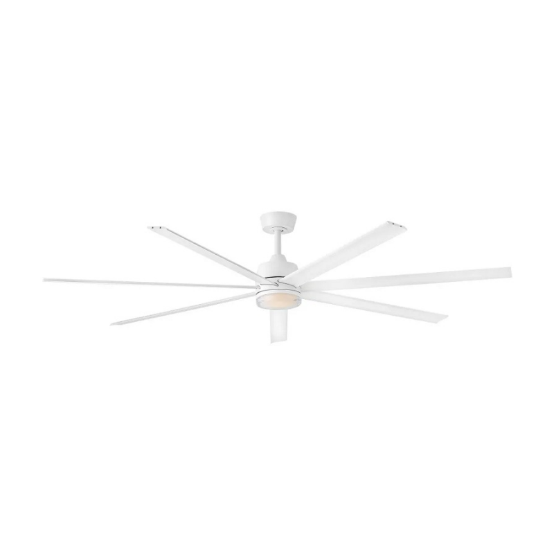 Hinkley 910672 Current 72" Smart Ceiling Fan with LED Light Kit - Matte White