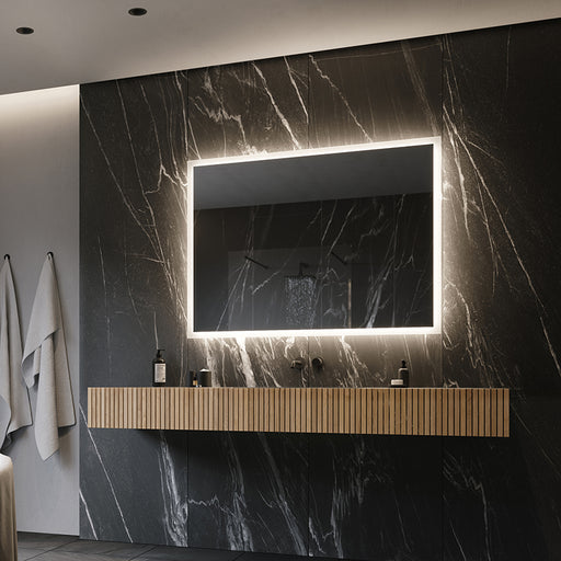 Paris Mirror Rectangle 48" x 36" LED Backlit Mirror, 3CCT Selectable