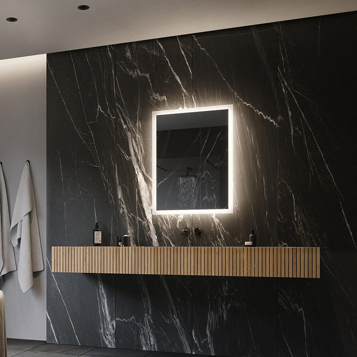 Paris Mirror Rectangle 24" x 32" LED Backlit Mirror, 3CCT Selectable