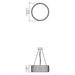Accord 1110 Barril 1-lt 20" LED Pendant