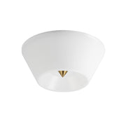 Maxim 11150 Tack 1-lt 10" LED Flush Mount-Natural Aged Brass