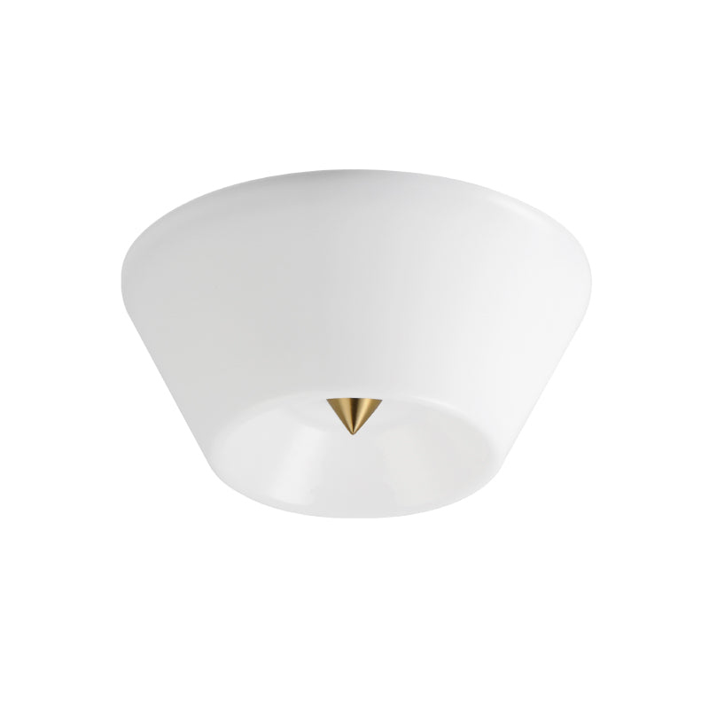 Maxim 11150 Tack 1-lt 10" LED Flush Mount-Natural Aged Brass