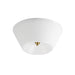 Maxim 11150 Tack 1-lt 10" LED Flush Mount-Natural Aged Brass