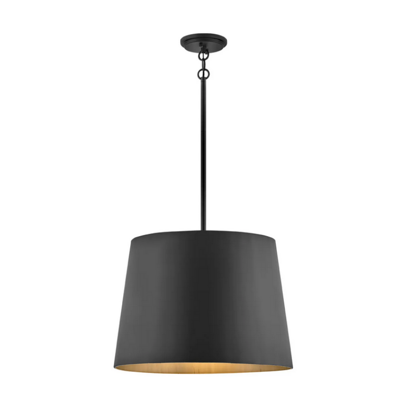 Hinkley 11154 Alder 1-lt 20" LED Outdoor Pendant - Black