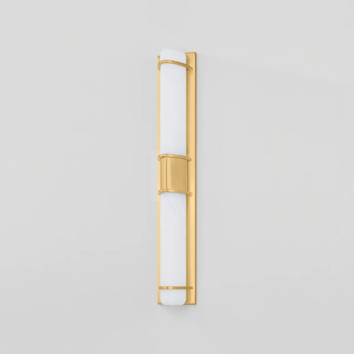 Hudson Valley 1127 Tottenville 2-lt 27" Tall Wall Sconce - Aged Brass