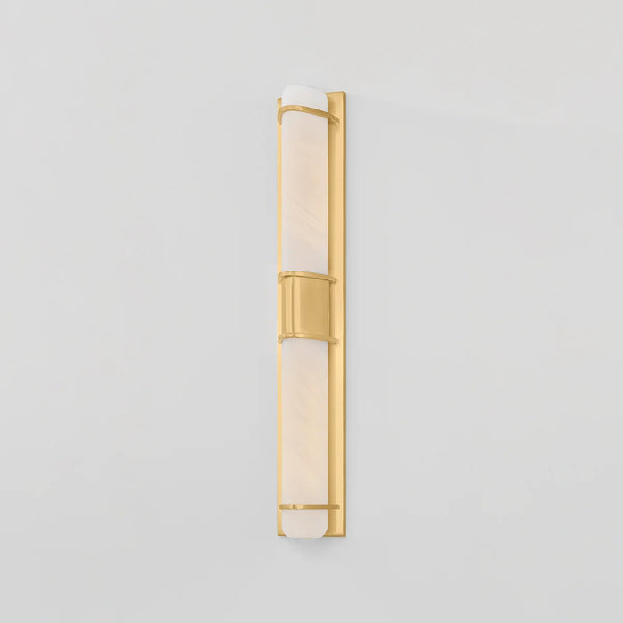 Hudson Valley 1127 Tottenville 2-lt 27" Tall Wall Sconce - Aged Brass