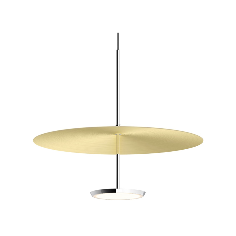 Pablo Designs Sky Dome 18" LED Pendant with Aluminum Shade