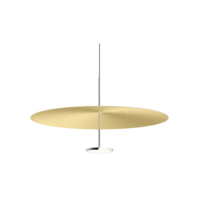 Pablo Designs Sky Dome 24" LED Pendant with Aluminum Shade