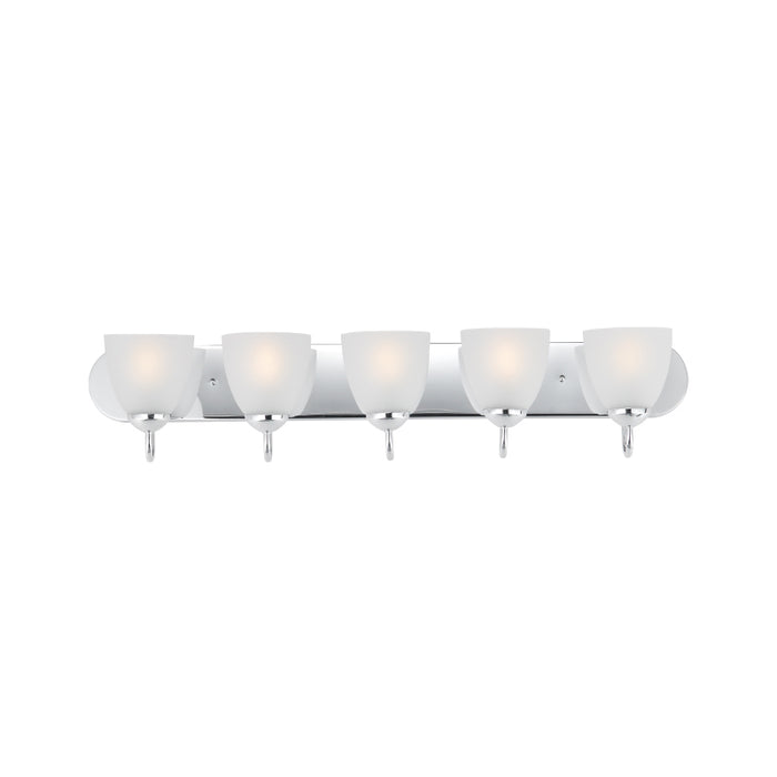 Maxim 11385 Axis 5-lt 36" Bath Vanity-Polished Chrome