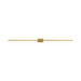 Koncept ZBW-48 Z-Bar 48" LED Wall Sconce, Center Mount - Gold