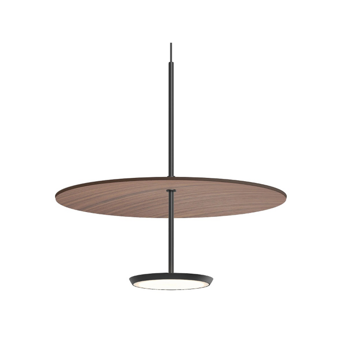 Pablo Designs Sky Dome 18" LED Pendant with Wood Shade