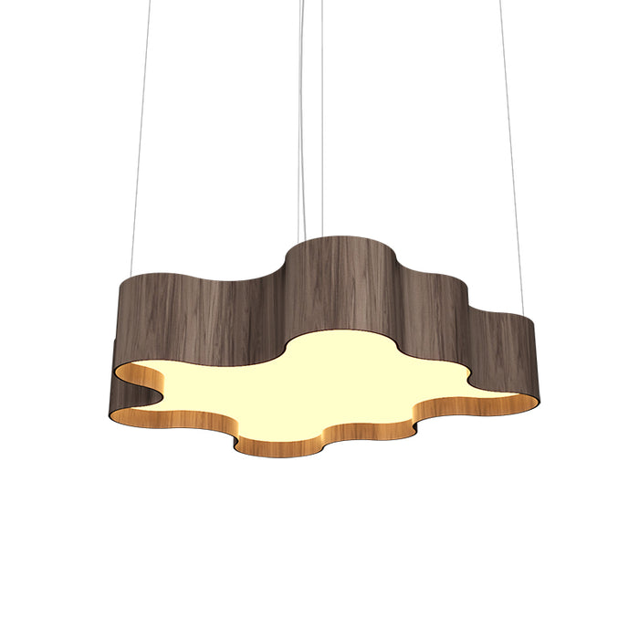 Accord 1200LED Organic 1-lt 40" LED Pendant - American Walnut