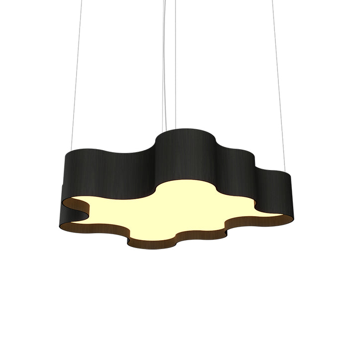 Accord 1200LED Organic 1-lt 40" LED Pendant - Charcoal