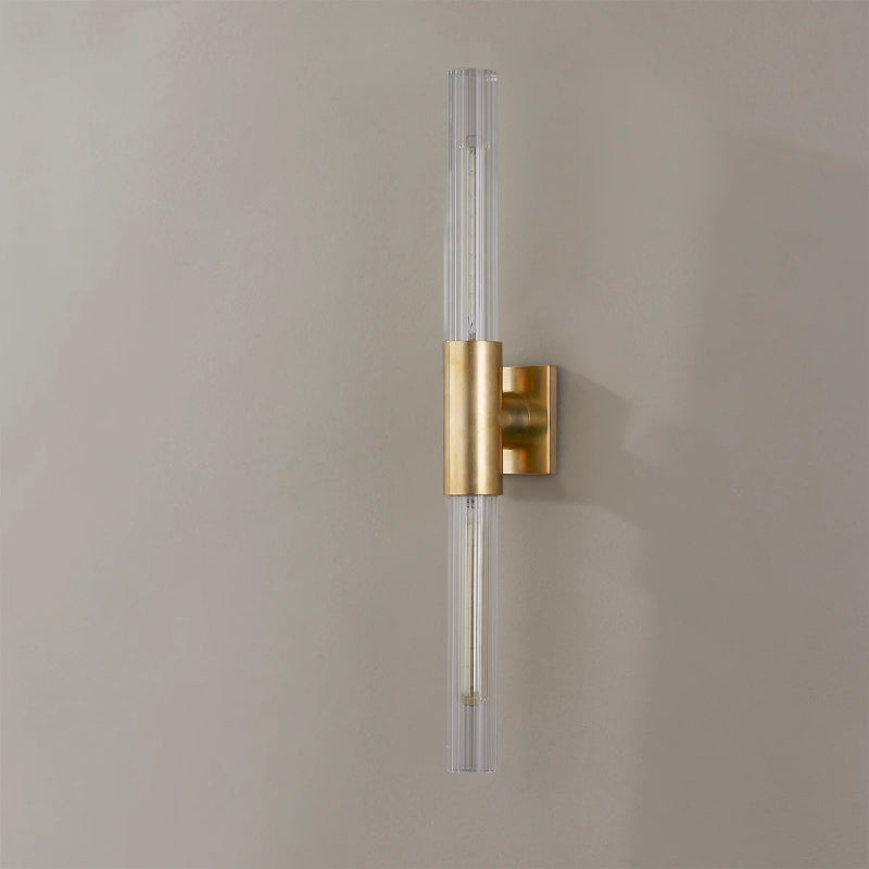 Hudson Valley 1202 Asher 2-lt 28" Tall Wall Sconce-Aged Brass