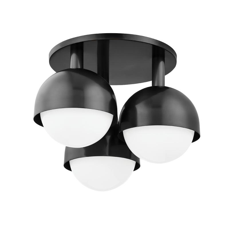 Hudson Valley 1203 Foster 3-lt 19" Semi Flush Mount-Old Bronze