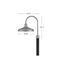 Hinkley 12071 Forge 1-lt 22" Tall LED Outdoor Pier Mount Lantern