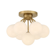 Minka Lavery 12077 Lunara 7-lt 18" Semi-Flush Mount