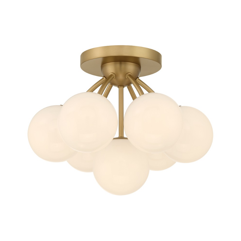 Minka Lavery 12077 Lunara 7-lt 18" Semi-Flush Mount