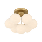 Minka Lavery 12077 Lunara 7-lt 18" Semi-Flush Mount