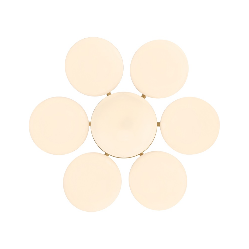 Minka Lavery 12077 Lunara 7-lt 18" Semi-Flush Mount