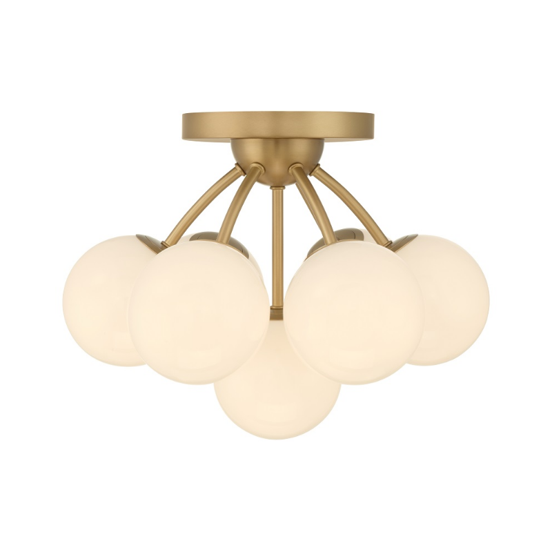 Minka Lavery 12077 Lunara 7-lt 18" Semi-Flush Mount
