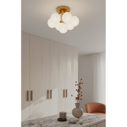 Minka Lavery 12077 Lunara 7-lt 18" Semi-Flush Mount
