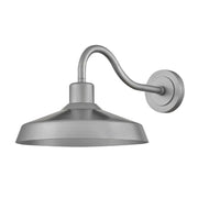 Hinkley 12078 Forge 1-lt 16" LED Outdoor Wall Mount Lantern - Antique Brushed Aluminum